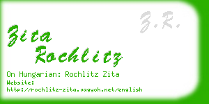 zita rochlitz business card